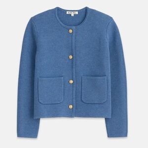 Alex Mill Paris Sweater Jacket blue, Small (never worn)